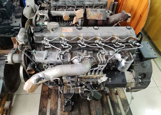 Lắp ráp động cơ sử dụng diesel Mitsubishi 6D16 cho máy xúc HD1430-3 SK330-6E