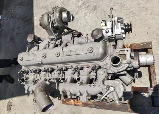 Lắp ráp động cơ diesel 6BG1 được sử dụng cho máy xúc EX200-3 EX200-6 làm mát bằng nước